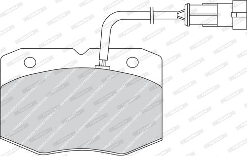 Ferodo FVR1352 - Kit pastiglie freno, Freno a disco autozon.pro