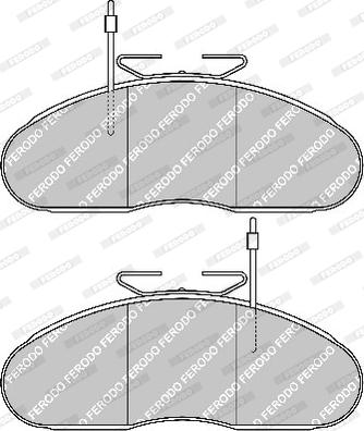 Ferodo FVR792 - Kit pastiglie freno, Freno a disco autozon.pro