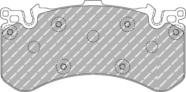 Ferodo Racing FCP4468H - Kit pastiglie freno, Freno a disco autozon.pro