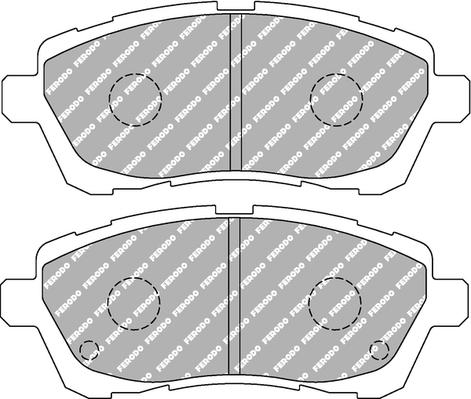 Ferodo Racing FCP4426Z - Kit pastiglie freno, Freno a disco autozon.pro