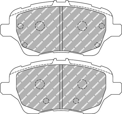 Ferodo Racing FCP4612H - Kit pastiglie freno, Freno a disco autozon.pro