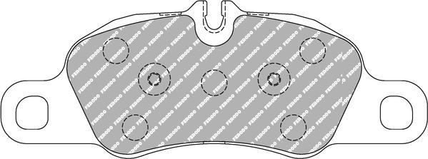 Ferodo Racing FCP4805H - Kit pastiglie freno, Freno a disco autozon.pro