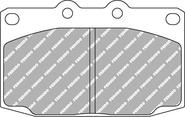 Ferodo Racing FCP483H - Kit pastiglie freno, Freno a disco autozon.pro