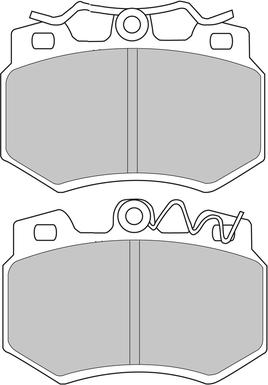 Ferodo Racing FCP434H - Kit pastiglie freno, Freno a disco autozon.pro