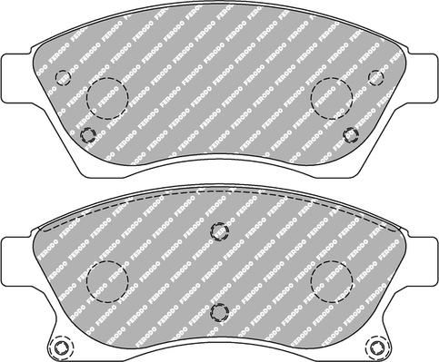 Ferodo Racing FCP4262W - Kit pastiglie freno, Freno a disco autozon.pro