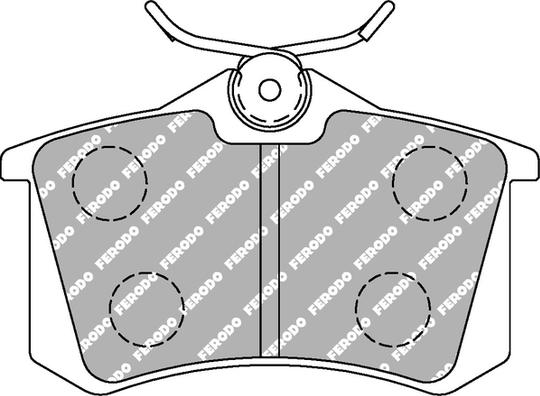 Ferodo Racing FCP541Z - Kit pastiglie freno, Freno a disco autozon.pro