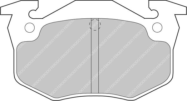 Ferodo Racing FCP558C - Kit pastiglie freno, Freno a disco autozon.pro