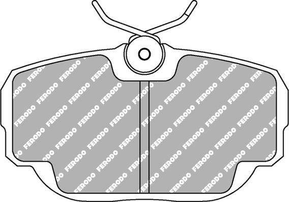 Ferodo Racing FCP660H - Kit pastiglie freno, Freno a disco autozon.pro