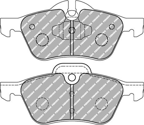 Ferodo Racing FCP1499H - Kit pastiglie freno, Freno a disco autozon.pro