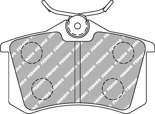 Ferodo Racing FCP1491H - Kit pastiglie freno, Freno a disco autozon.pro