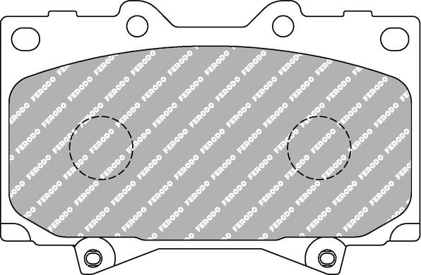 Ferodo Racing FCP1456H - Kit pastiglie freno, Freno a disco autozon.pro