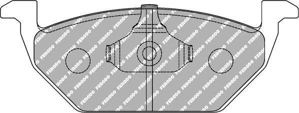 Ferodo Racing FCP1094H - Kit pastiglie freno, Freno a disco autozon.pro