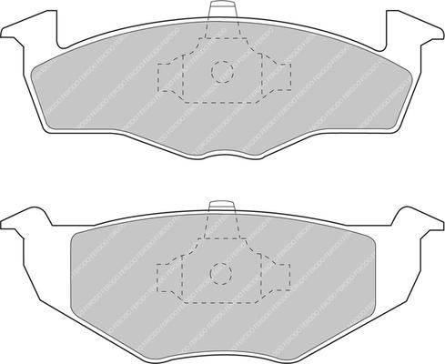 Ferodo Racing FCP1054H - Kit pastiglie freno, Freno a disco autozon.pro