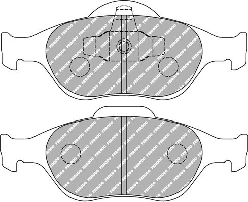 Ferodo Racing FCP1394H - Kit pastiglie freno, Freno a disco autozon.pro