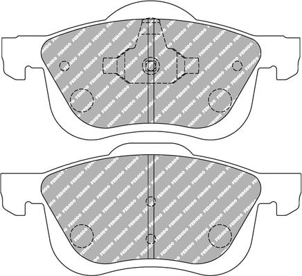 Ferodo Racing FCP1382H - Kit pastiglie freno, Freno a disco autozon.pro