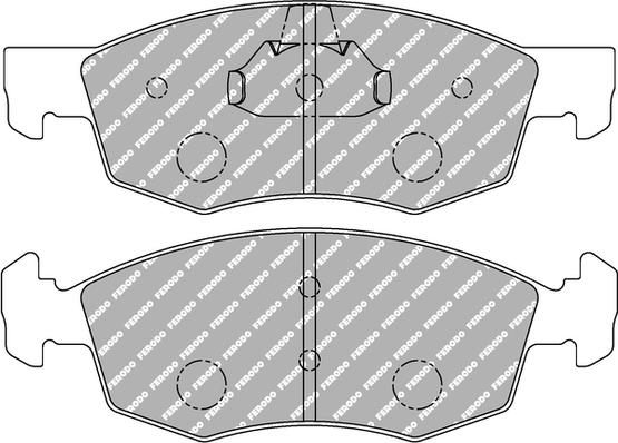 Ferodo Racing FCP1376R - Kit pastiglie freno, Freno a disco autozon.pro