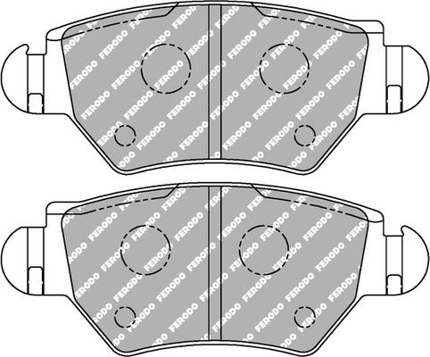 Ferodo Racing FCP1294H - Kit pastiglie freno, Freno a disco autozon.pro