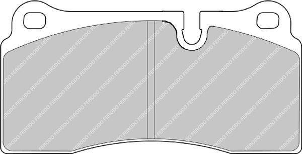 Ferodo Racing FCP1281H - Kit pastiglie freno, Freno a disco autozon.pro