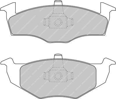 Ferodo Racing FCP1288H - Kit pastiglie freno, Freno a disco autozon.pro