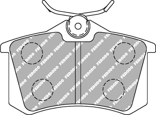 Ferodo Racing FDS541 - Kit pastiglie freno, Freno a disco autozon.pro