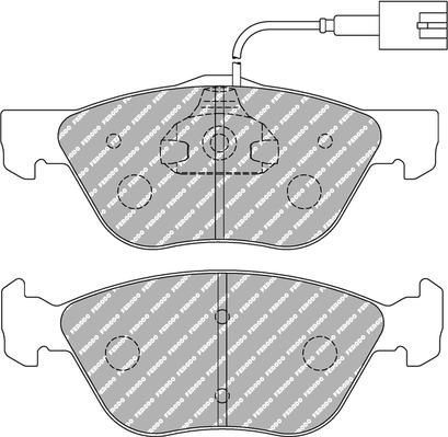 Ferodo Racing FDS1052 - Kit pastiglie freno, Freno a disco autozon.pro