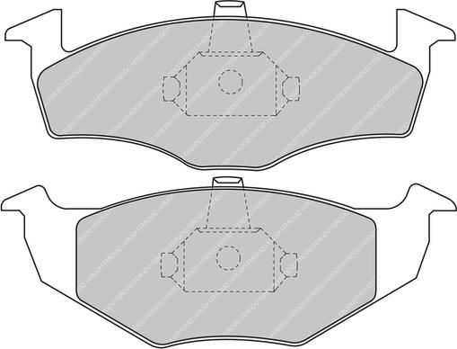 Ferodo Racing FDS1101 - Kit pastiglie freno, Freno a disco autozon.pro