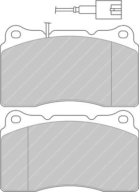 Ferodo Racing FDS1334 - Kit pastiglie freno, Freno a disco autozon.pro