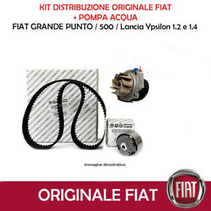 FIAT 71776007 - Pompa acqua + Kit cinghie dentate autozon.pro