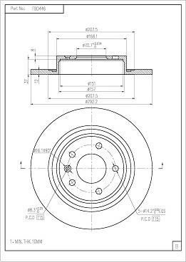 FI.BA FBD446 - Discofreno autozon.pro