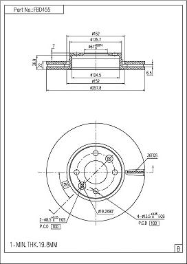 FI.BA FBD455 - Discofreno autozon.pro