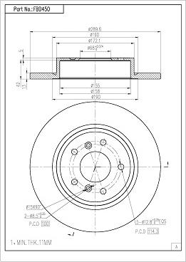 FI.BA FBD450 - Discofreno autozon.pro