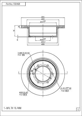 FI.BA FBD468 - Discofreno autozon.pro