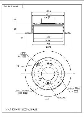 FI.BA FBD406 - Discofreno autozon.pro