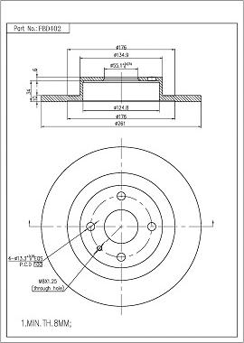 FI.BA FBD402 - Discofreno autozon.pro