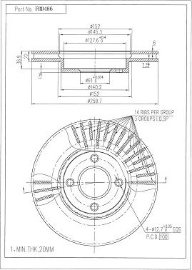 FI.BA FBD486 - Discofreno autozon.pro