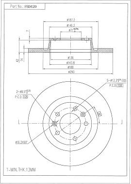 FI.BA FBD420 - Discofreno autozon.pro