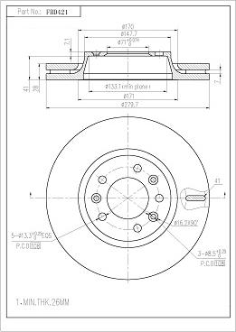 FI.BA FBD421 - Discofreno autozon.pro