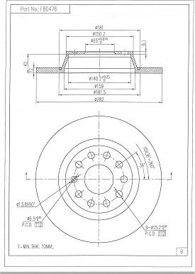 FI.BA FBD476 - Discofreno autozon.pro