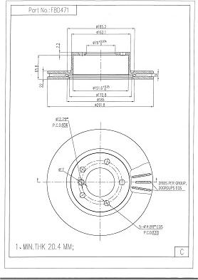 FI.BA FBD471 - Discofreno autozon.pro