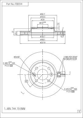 FI.BA FBD514 - Discofreno autozon.pro