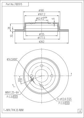 FI.BA FBD515 - Discofreno autozon.pro