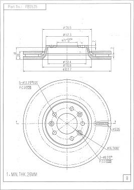 FI.BA FBD535 - Discofreno autozon.pro