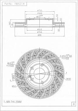 FI.BA FBD533/H - Discofreno autozon.pro