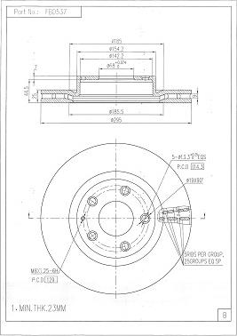 FI.BA FBD537 - Discofreno autozon.pro