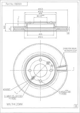 FI.BA FBD520 - Discofreno autozon.pro