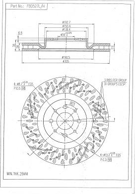 FI.BA FBD527L/H - Discofreno autozon.pro