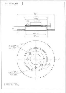 FI.BA FBD155 - Discofreno autozon.pro