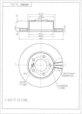 FI.BA FBD169 - Discofreno autozon.pro