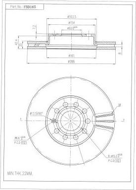 FI.BA FBD165 - Discofreno autozon.pro