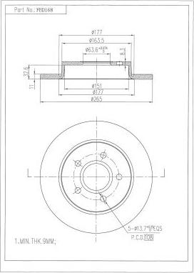 FI.BA FBD168 - Discofreno autozon.pro